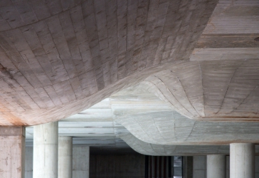 Pohledové betony Paláce Národní