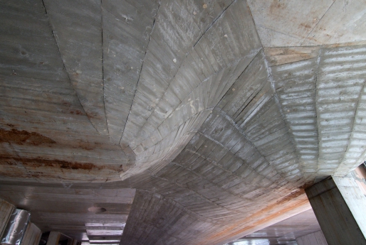 Pohledové betony Paláce Národní