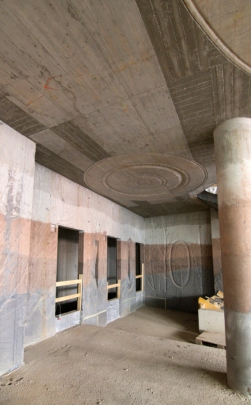 Pohledové betony Paláce Národní