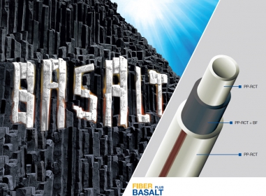 Wavin Ekoplastik zkombinoval nebo propojil čedičová vlákna s polypropylenem nové generace PP-RCT, typ 4. Výsledkem je mimořádně odolná trubka.