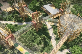 Pralesní stezka pro krokodýlí farmu; Unipark, s. r. o.