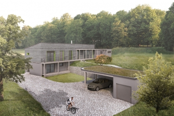 Pasivní dřevostavba; Ing. arch. Mojmír Hudec – ATELIÉR ELAM