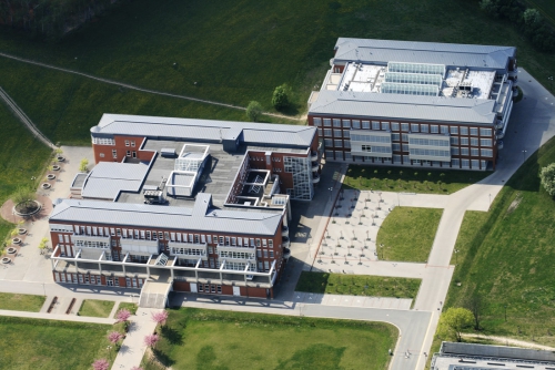 Celý komplex z ptačí perspektivy