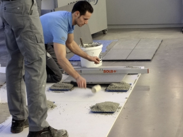 Obr. 10: Vyrovnání spádu dlažby