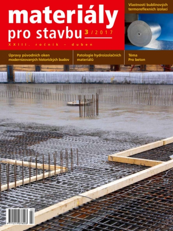 Materiály pro stavbu 3/2017
