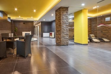Obklady RAKO v lázeňském hotelu Alexander