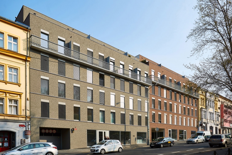 Obr. 2a: Projekt bytového domu Vítkovka