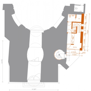Půdorys 1. NP po rekonstrukci