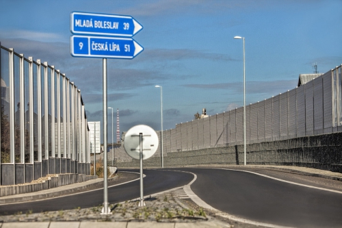 Obr. 1: I/19, I/16 Mělník obchvat, 1. stavba 