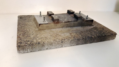 Obr. 7: Podbetonávka kolejnice pražského metra