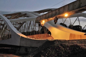 Obr. 13: Důležitá měření bylo nutno provádět pouze v noci s ohledem na teplotní vlivy