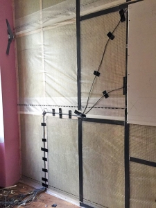 Obr. 9–12: Instalace panelů BRIMEE (červenec 2016)