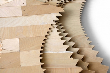 Nařezané komponenty před ohýbáním