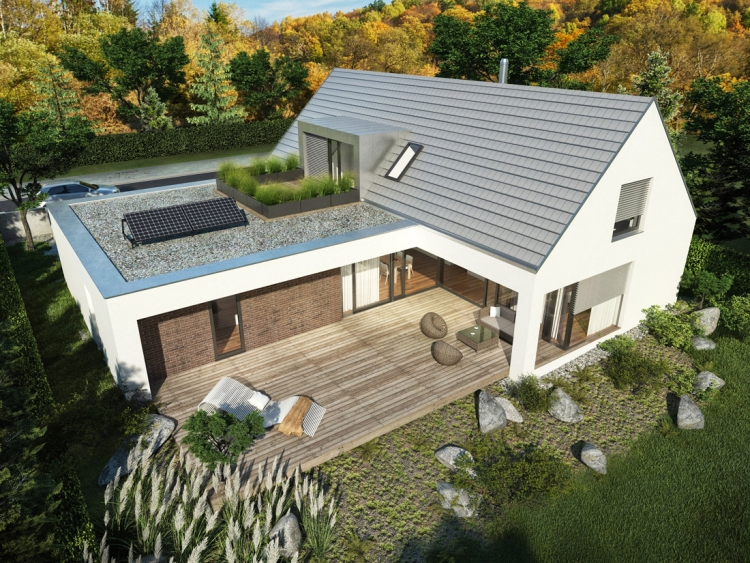 Vítězný návrh č. 16, autor Ing. arch. Bohumil Brůža