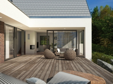 Vítězný návrh č. 16, autor Ing. arch. Bohumil Brůža