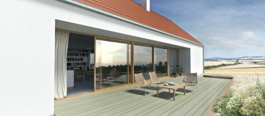 Zvýšená třetí cena, návrh č. 14, autor Ing. arch. Václav Slovák