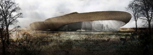 Zvláštní odměna mimo soutěž, návrh č. 13, autoři Jiří Vítek, Kristýna Uhrová