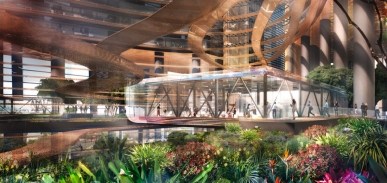 Marina One v Singapuru – vizualizace