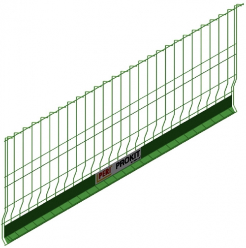 Individuálně zvolená barva ochranných mříží PROKIT umožňuje stavbě kromě zabezpečení volných hran bez dodatečných nákladů na projekt také vytvoření reklamního efektu