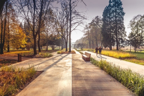 Revitalizace Tyršových sadů – podzámeckého parku v Pardubicích