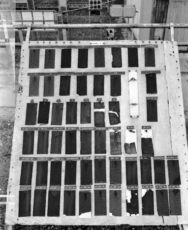 Obr. 22: Panel č. 3 na VHL, stav 1982 (7 let)