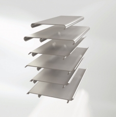 Lamely Schüco ALB ve tvaru C a Z: široká škála provedení a šířky lamel