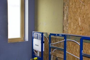 Sádrokartonové desky Knauf TOPAS v konstrukci dřevostaveb HAZA