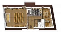 Obr. 5: Půdorysy zrekonstruovaných podlaží – 2. NP