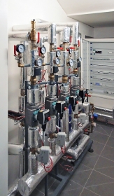 Obr. 10: Rozvaděč vytápění z centrálního zdroje tepla