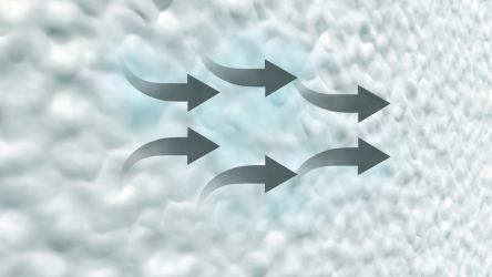 Perfektní difuze par. Hustá struktura omítky je vysoce propustná pro páry. Jakákoli vlhkost, která zůstala po silných deštích, se z povrchu odpaří.