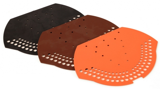 Uzávěra hřebene z barveného UV stabilizovaného PVC