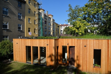 Čestné uznání za inovativní řešení: Mokřadní zelená střecha s kořenovou čistírnou