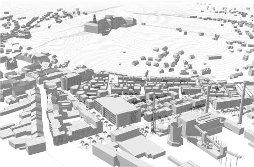 Cena rektora ČVUT za školní práci: Nová městská čtvrť v Náchodě