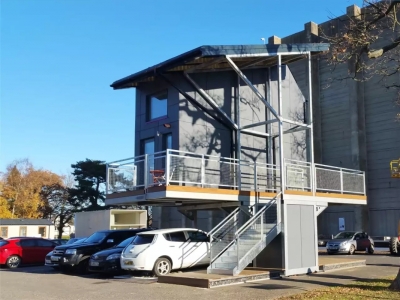 Bytové jednotky nad parkovišti v Londýně 