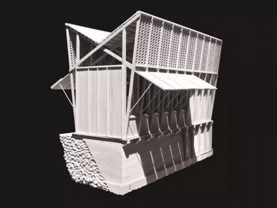 Zpomalení pálení, protipožární cisterna a zároveň lesní přístřešek