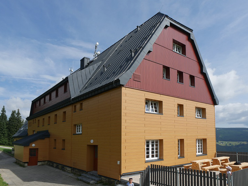 Mělnická bouda s novým kabátem od firmy PREFA Aluminiumprodukte