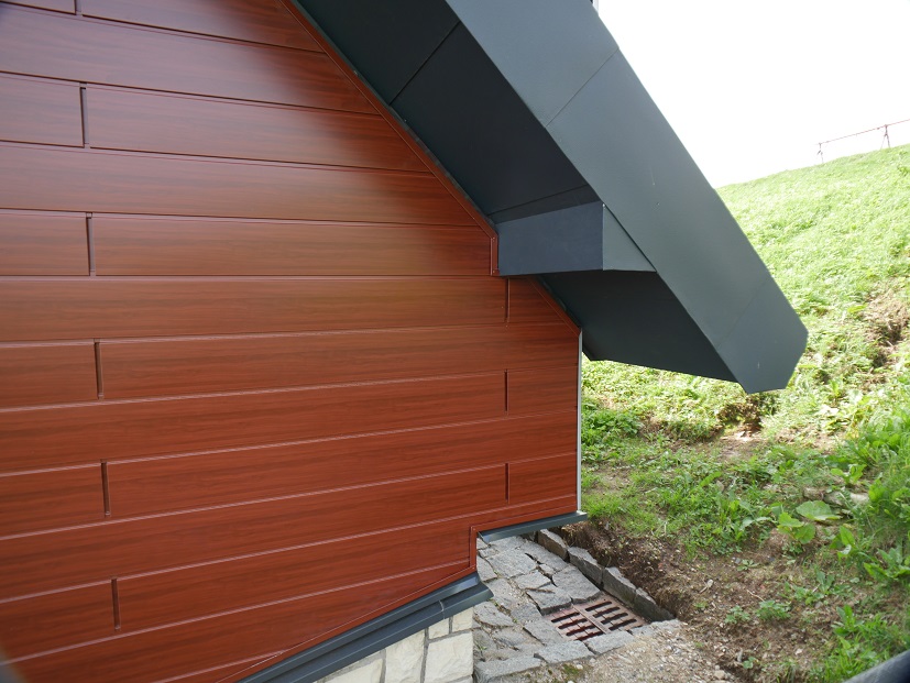 Mělnická bouda s novým kabátem od firmy PREFA Aluminiumprodukte