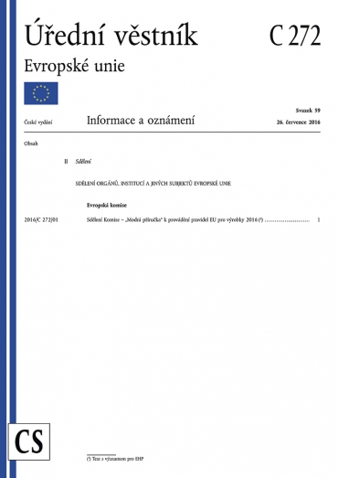 Titulní strana tzv. Modré příručky (Blue Guide)