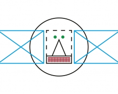 Obr. 6: Nosná část trámu nad krajní podporou
