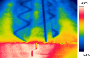 Obr. 17: Spoj na P+D, tl. 120 mm – spára 1 mm