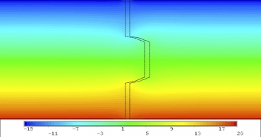 Obr. 19: Spoj na P+D, tl. 120 mm – spára 5 mm