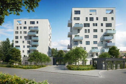 Rezidenční projekt Duo Rokytka – vizualizace