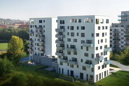 Rezidenční projekt Duo Rokytka – vizualizace