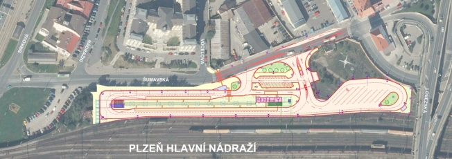 Autobusový terminál v Plzni