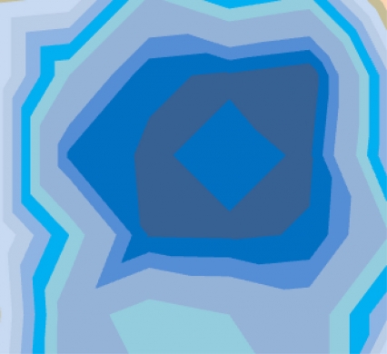 Obr. 1: Grafické vyjádření měření průběhu vytvrzování lepidla. Barevné odlišení znamená intervaly měření zbytkové vlhkosti. 