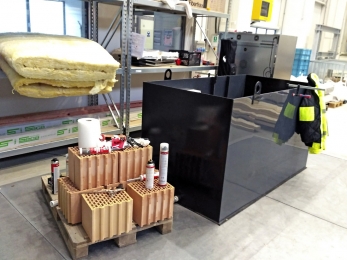 Obr. 4: Zkušební nádrž pro provedení zátopové zkoušky