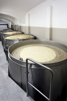 Snímky z provozu výroby piva