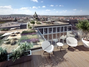 Nový projekt v dolní části pražské Vinohradské ulice – vizualizace