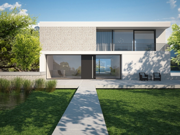 Dveřní systém s dotykovým displejem Schüco ADS 90.SI SimplySmart Design Edition