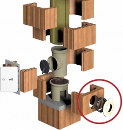 CIKO Tec – vizualizace založení s adaptérem přívodu vzduchu